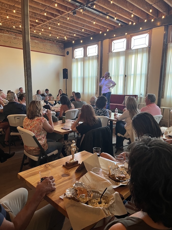 Jody Carroll, comedian, performs at The Electric Hotel